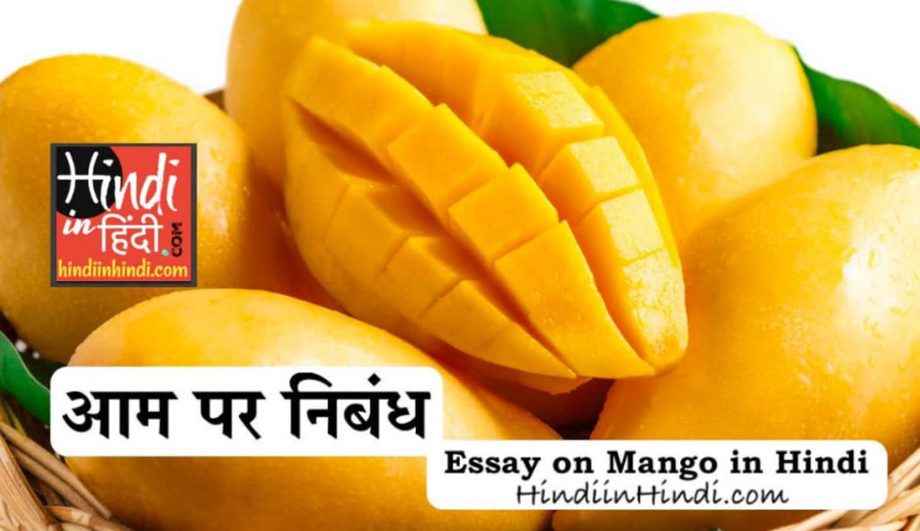 essay on mango in hindi