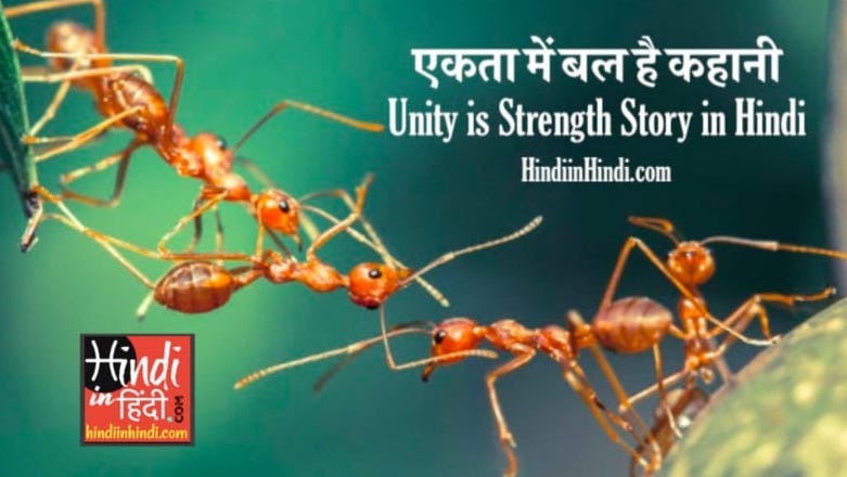 Unity is Strength Story in Hindi
